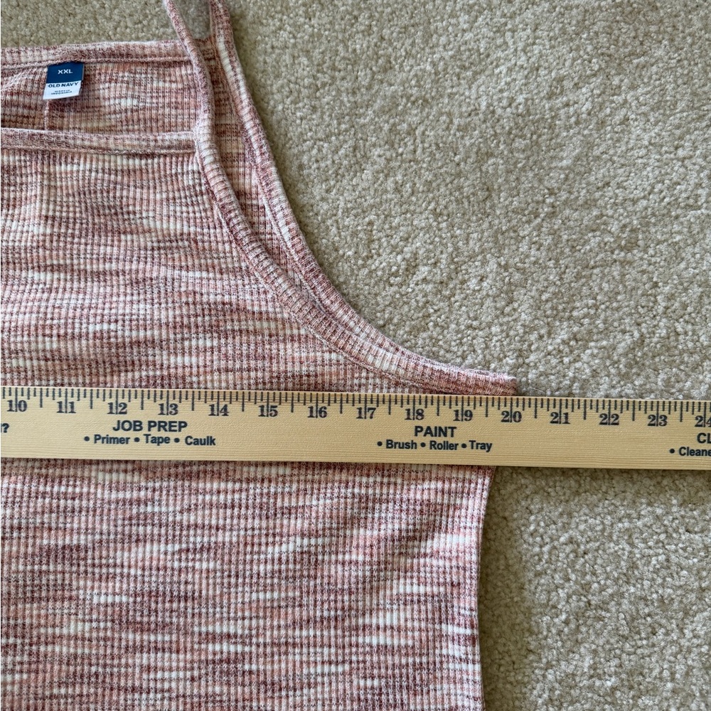 Old Navy Rose Space-Dye Sleeveless Knit Maxi Dress Size XXL - Picture 7 of 8